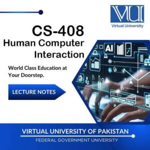 CS408 Human Computer Interaction
