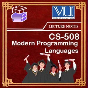 CS508 Modern Programming Languages