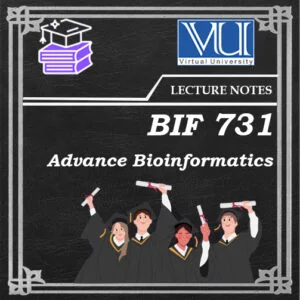 BIF731 Advance Bioinformatics